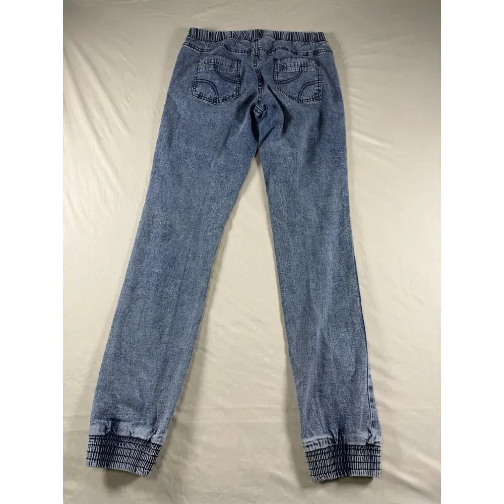 Jegging Jeans Womens Size 13 Reg Blue Skinny Stretch Denim Side Jewels